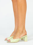 Clair De Lune Heels Neo Mint