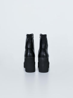Stillwater Platform Boots Black
