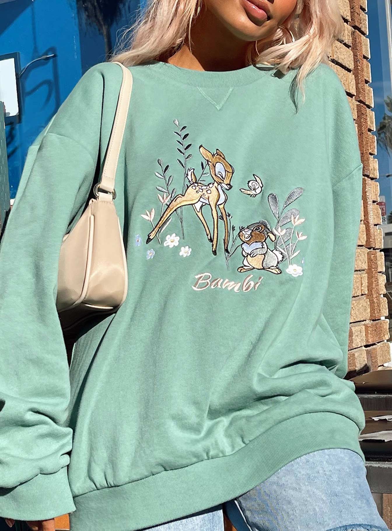 Disney Bambi Sweatshirt Sage Princess Polly  regular 
