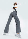 product Princess Polly High Waisted Pants  Archer Pants Pinstripe Grey Tall