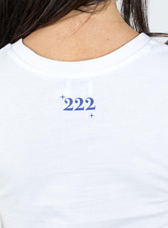 product Princess Polly Short Sleeves Crew Neck  Organic Angels 222 Tee Ivory