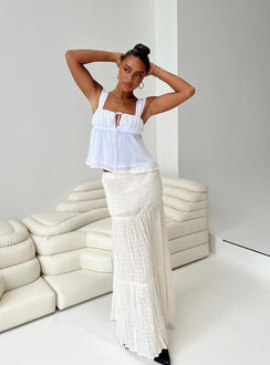 product Princess Polly Sleeveless Square Neck  Mooney Top Ivory