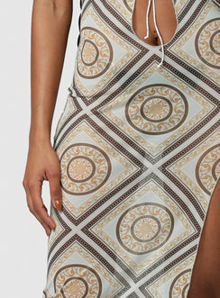 product Princess Polly Crew Neck  Jagger & Stone The Paris Maxi Dress Multi