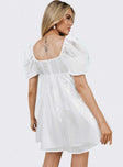 product Princess Polly Square Neck  Alaya Mini Dress White