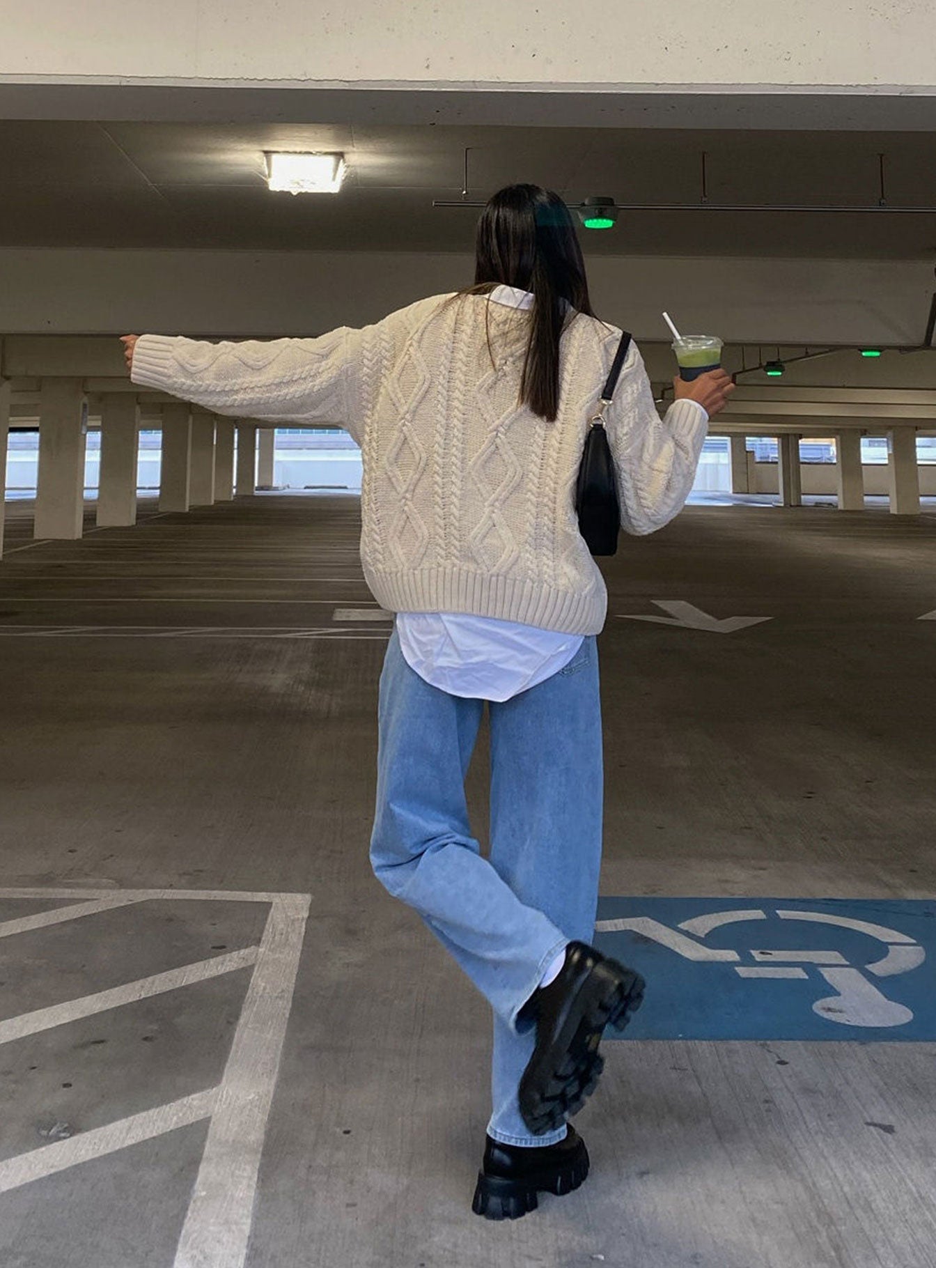 product Anaya Oversized Sweater Beige Princess Polly  Long 