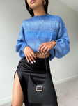 Adina Sweater Blue Princess Polly  Cropped 