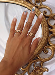 Ancient History Ring Set Gold