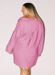 product Princess Polly V-Neck  Evolving Shirt Dress Pink Curve