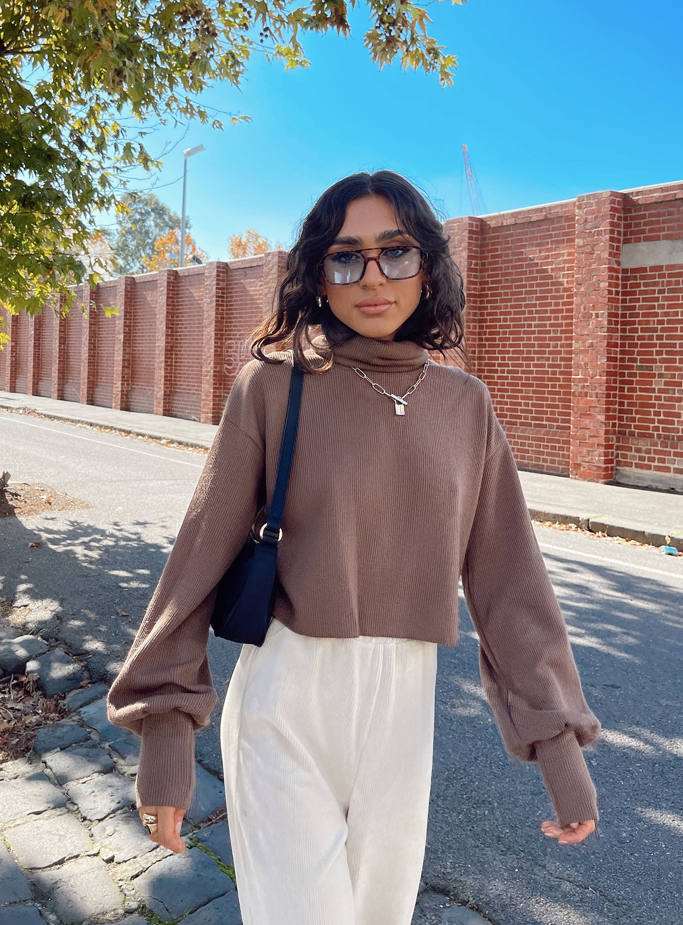 Elliott Sweater Brown Princess Polly  regular 