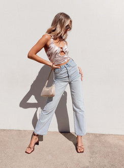 product Princess Polly Mid Rise  Franklin Denim Jeans