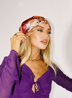 Gemini Satin Scarf Multi