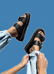 Ma Belle Sandals Contrast Stitch