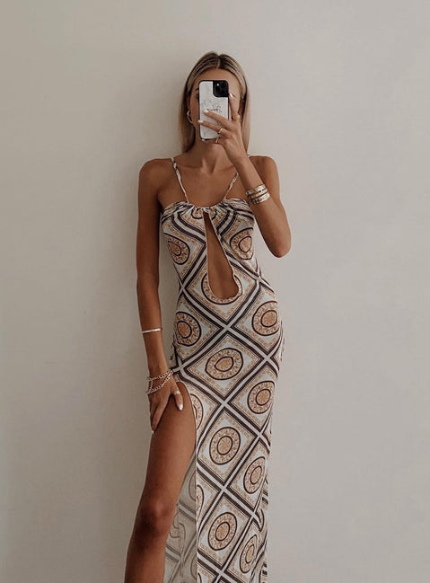 product Princess Polly Crew Neck  Jagger & Stone The Paris Maxi Dress Multi