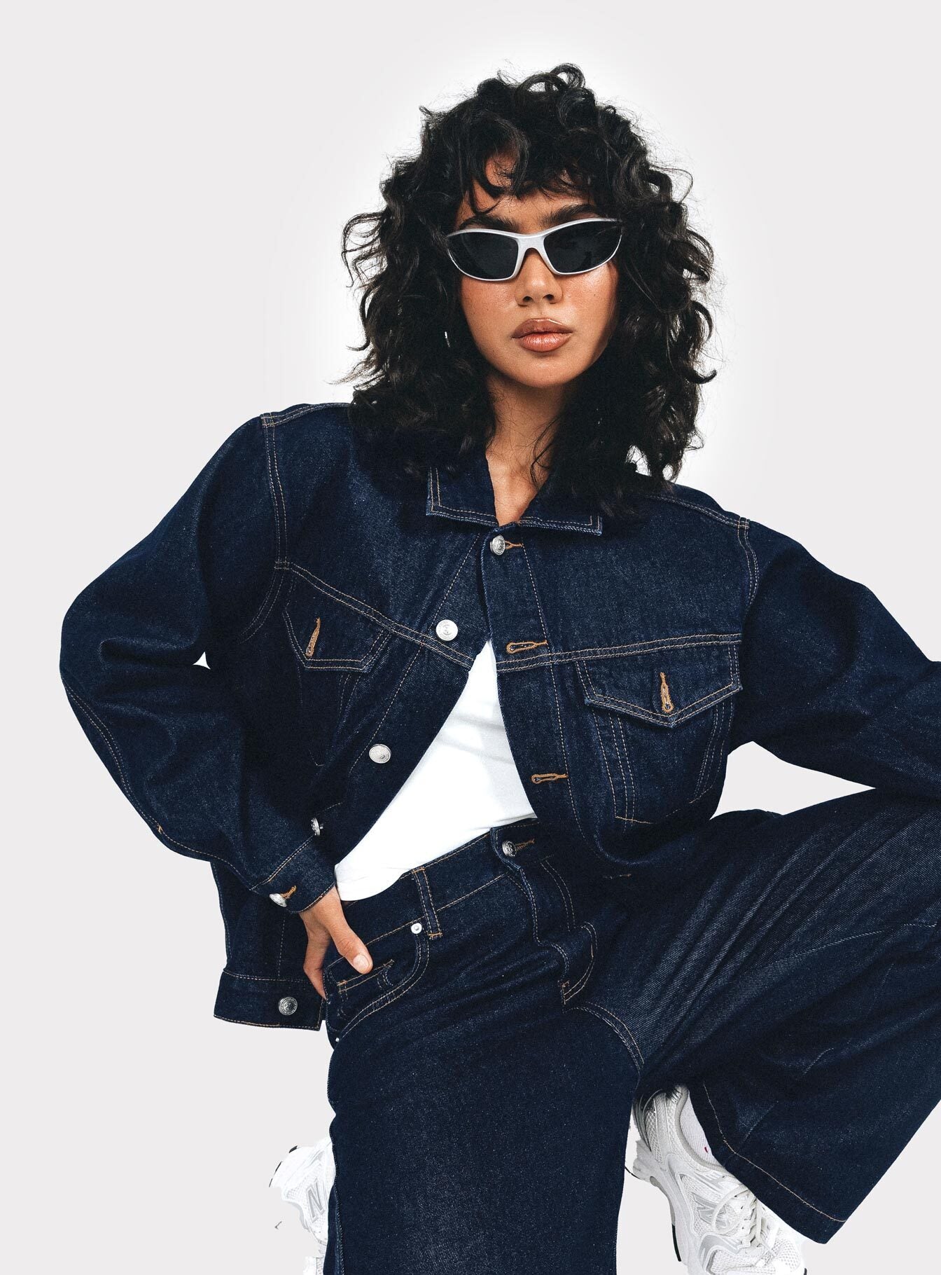 Kaleena Dark Wash Denim Jacket