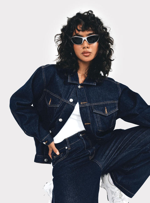 Kaleena Dark Wash Denim Jacket