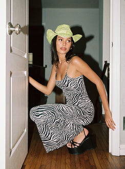 product Princess Polly Scoop Neck  Knox Maxi Dress Zebra