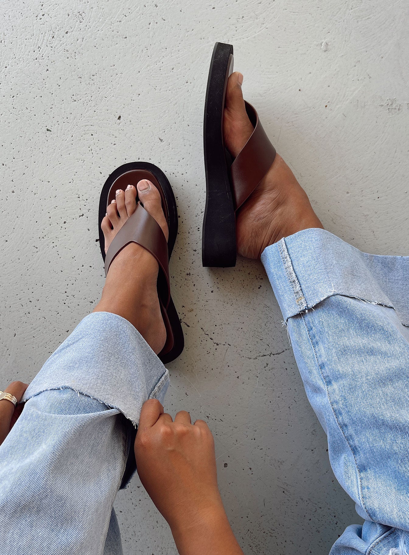 Remi Sandals Chocolate