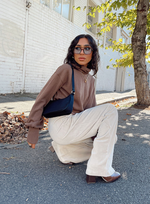 Elliott Sweater Brown Princess Polly  regular 