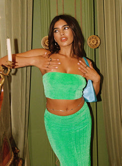 product Princess Polly  Maci Strapless Top Green