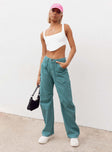 product Princess Polly Low Rise Jeans  Miami Vice Pants Green