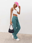 product Princess Polly Low Rise Jeans  Miami Vice Pants Green