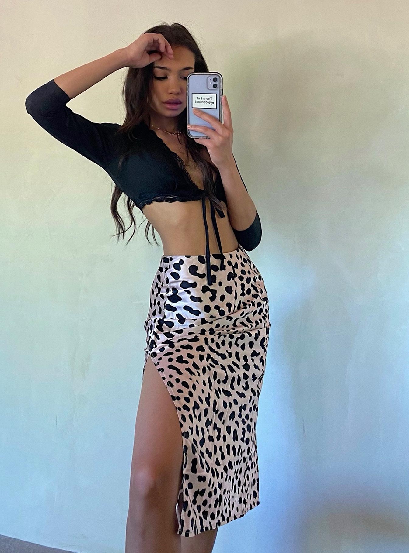 product Nia Midi Skirt Beige Princess Polly  Mini Skirts 