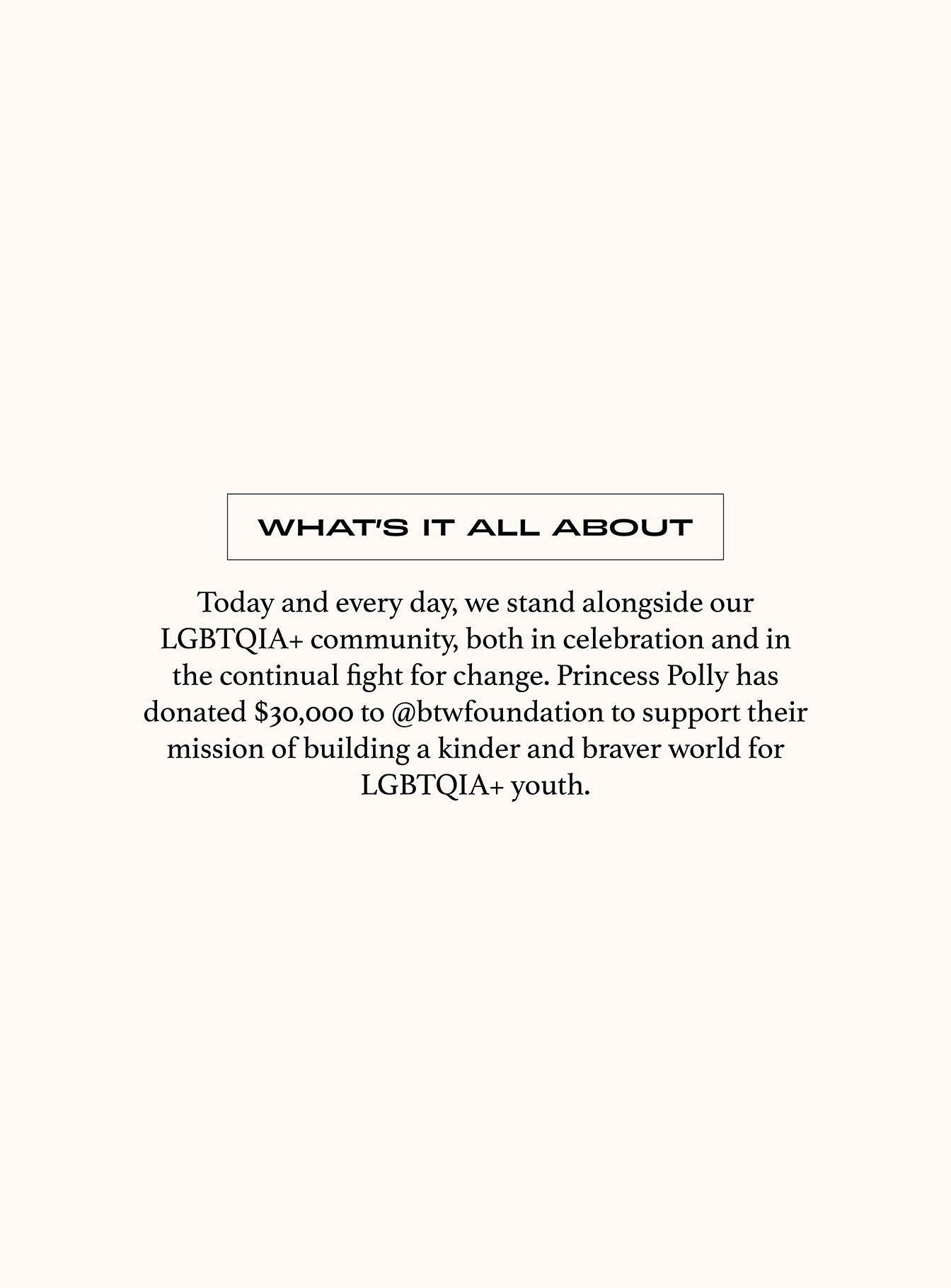 Donate $1 to Born This Way Foundation