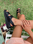 Rue Chunky Sandals Black