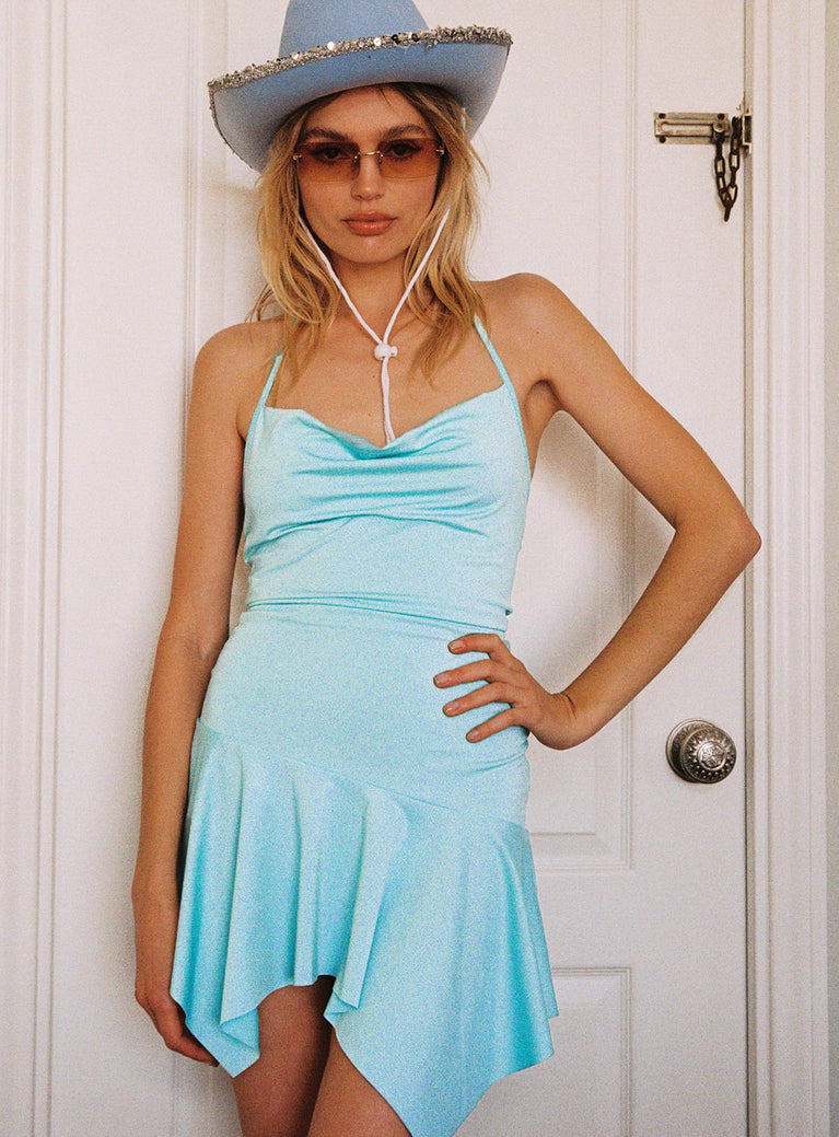 Princess Polly   Jaiden Mini Dress Blue