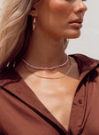 In The Zone Necklace Set Pink