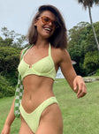 Tara Bikini Top Green