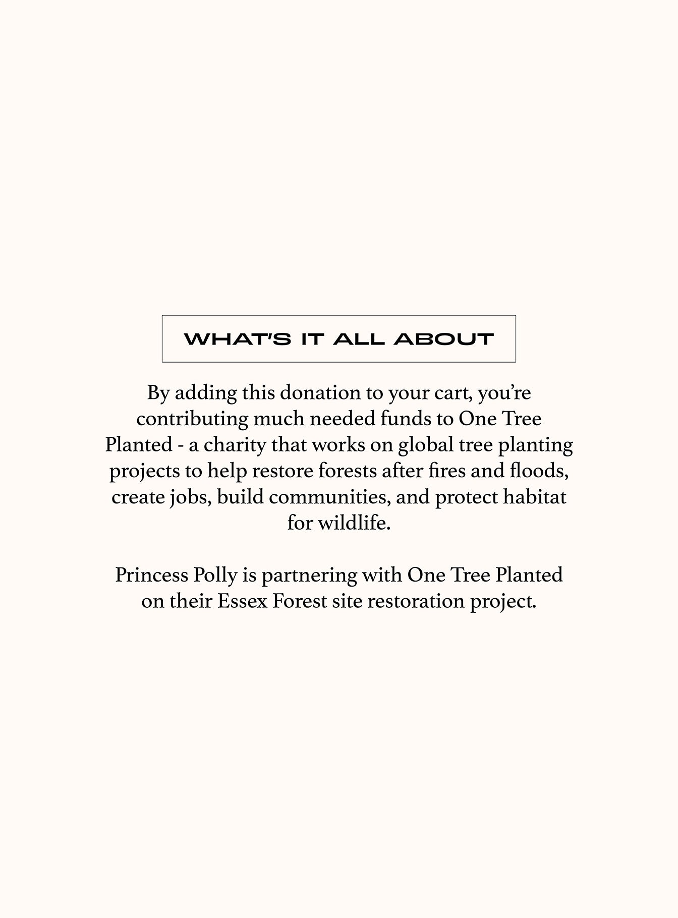 Donate ¬£1 to One Tree Planted