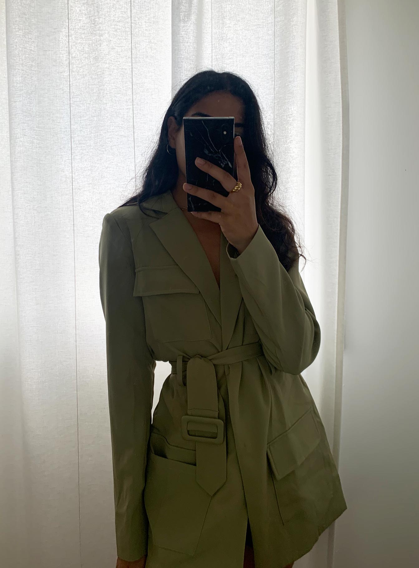 product Princess Polly Square Neck  Steinway Mini Dress Green