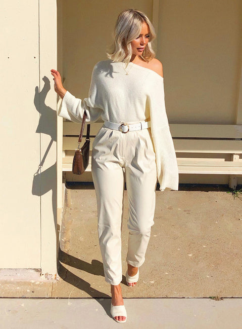 front view of model wearing Princess Polly Love Club Pants 